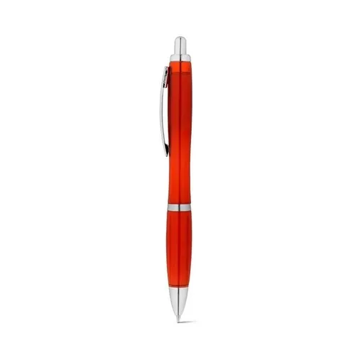 Bolígrafo ecológico de PET reciclado con clip metálico ref 91772 - Rojo