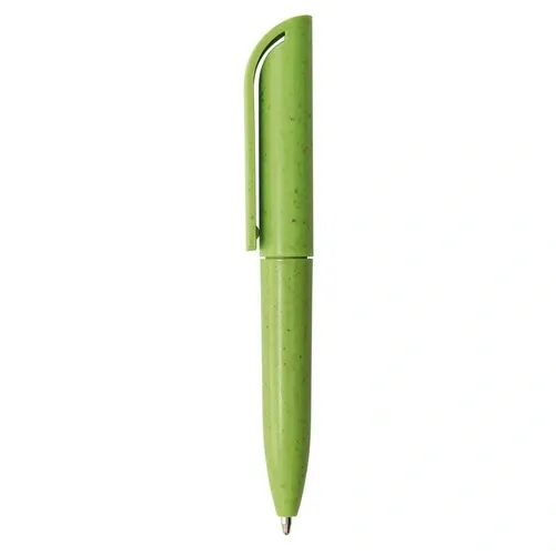 Bolígrafo ecológico de plástico y fibra de trigo ref SE26 - Verde