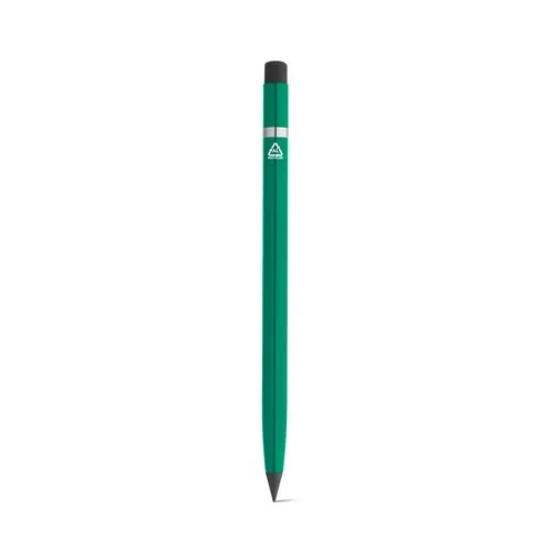 Bolígrafo ecológico sin tinta con goma de borrar ref 91696 - Verde