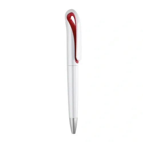 Bolígrafo giratorio con tinta azul ref MO7793 - Front Rojo