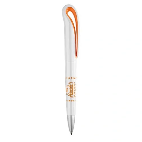 Bolígrafo giratorio con tinta azul ref MO7793 - Printed Naranja