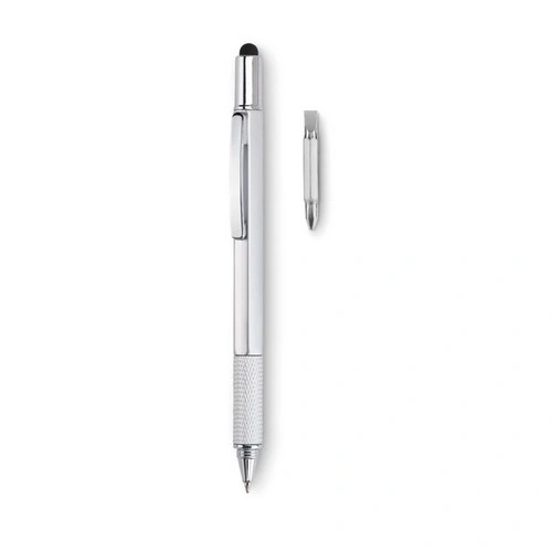 Bolígrafo multifuncional con nivelador y destornillador ref MO8679
