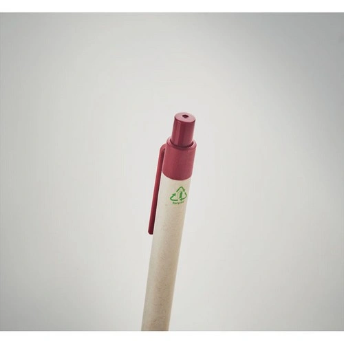 Bolígrafo ecológico de cartón reciclado y PLA biodegradable ref MO6822