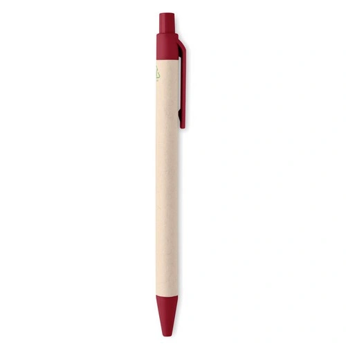 Bolígrafo ecológico de cartón reciclado y PLA biodegradable ref MO6822