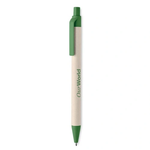 Bolígrafo ecológico de cartón reciclado y PLA biodegradable ref MO6822