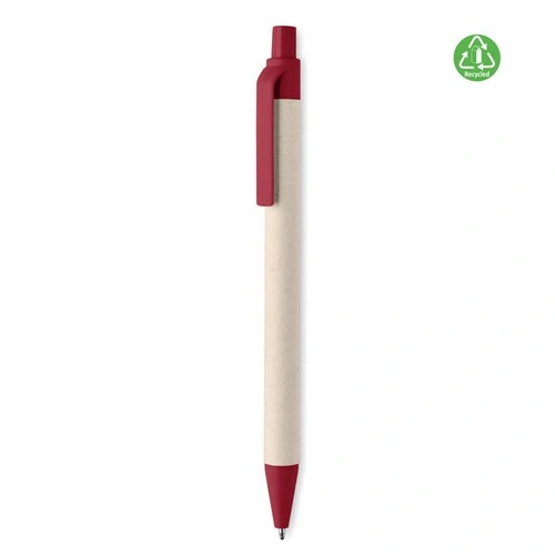 Bolígrafo ecológico de cartón reciclado y PLA biodegradable ref MO6822