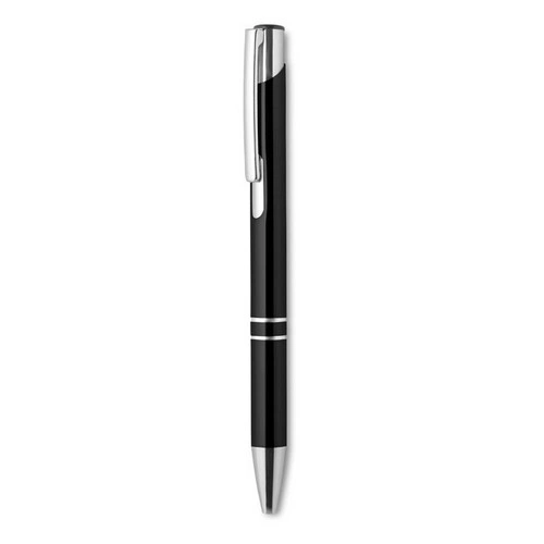 Bolígrafo pulsador anodizado tinta negra ref KC8893