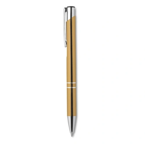 Bolígrafo pulsador anodizado tinta negra ref KC8893