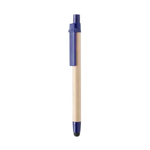 Bolígrafo pulsador reciclado en colores vivos ref 4903