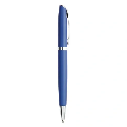 Bolígrafo reciclado con carga Jumbo y apertura giratoria ref RE35 - Azul Royal