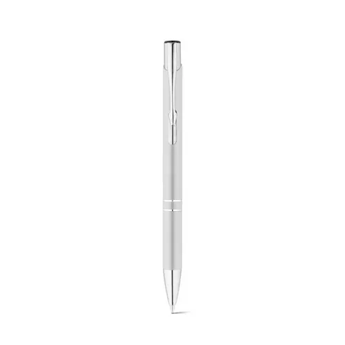 Bolígrafo reciclado de aluminio con tinta azul ref 91777 - Cromado Satinado 01