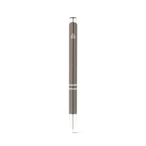 Bolígrafo reciclado de aluminio con tinta azul ref 91777 - Gun Metal 03