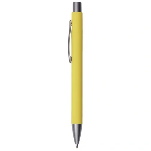 Bolígrafo Rolfin de ABS reciclado y tinta azul ref RO39 - Amarillo