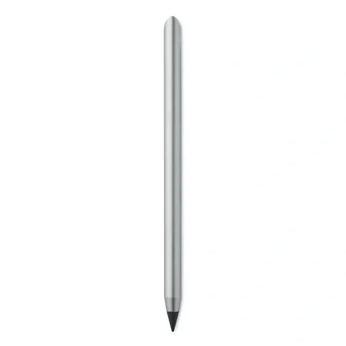 Bolígrafo sin tinta de aluminio reciclado de larga duración ref MO2354 - 7 Plata Mate