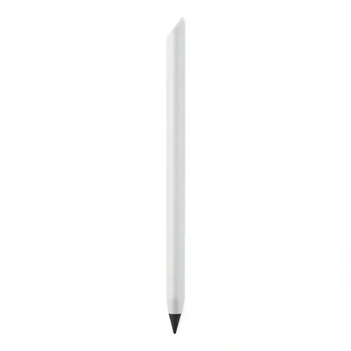 Bolígrafo sin tinta de aluminio reciclado de larga duración ref MO2354 - Blanco
