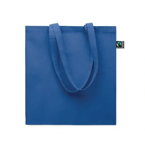 Bolsa algodón Fairtrade 180gr personalizable para compras ref MO2590 - Azul Royal Back