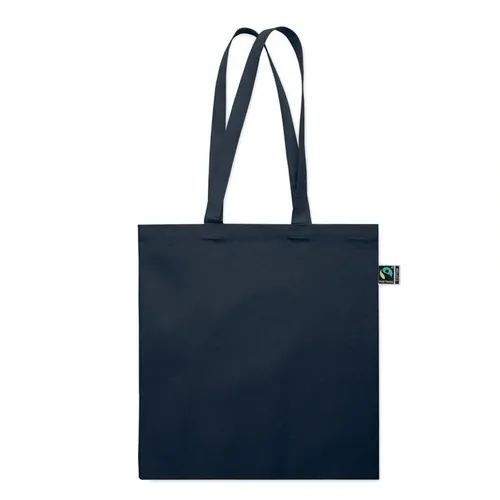 Bolsa algodón Fairtrade 180gr personalizable para compras ref MO2590 - Azul Side