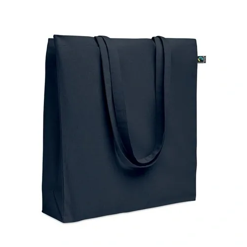Bolsa algodón Fairtrade 180gr personalizable para compras ref MO2590 - Azul