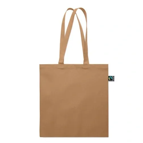 Bolsa algodón Fairtrade 180gr personalizable para compras ref MO2590 - Marfil Side