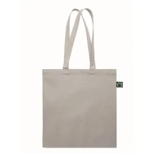 Bolsa algodón Fairtrade 180gr personalizable para compras ref MO2590 - Side Gris