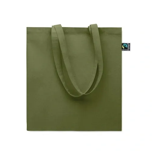Bolsa algodón Fairtrade 180gr personalizable para compras ref MO2590 - Verde Oscuro Back