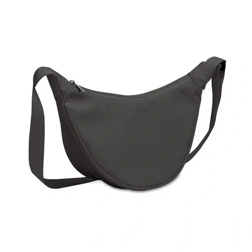Bolsa bandolera oxford 400D con bolsillo principal con cremallera ref MO2685 - Gris Piedra