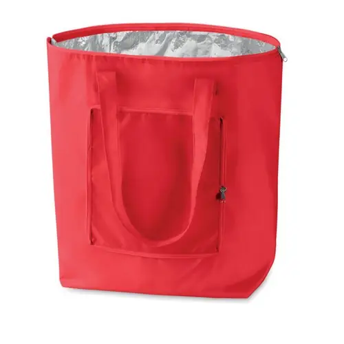 Bolsa isotérmica plegable con aislamiento de aluminio ref MO7214 - Rojo