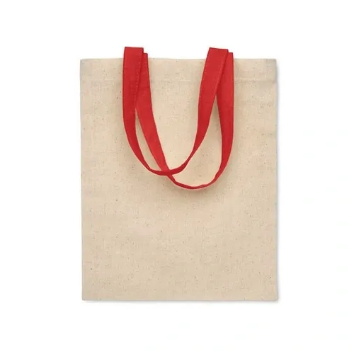 Bolsa de regalo de algodón con asas cortas ref MO2147 - Front Rojo