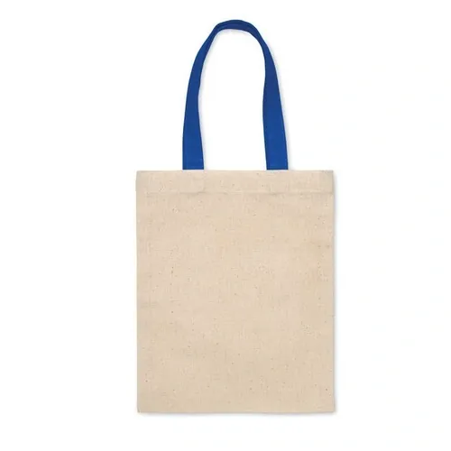 Bolsa de regalo de algodón con asas cortas ref MO2147 - Open Azul Royal
