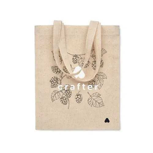 Bolsa de regalo de algodón con asas cortas ref MO2147 - Printed Beig