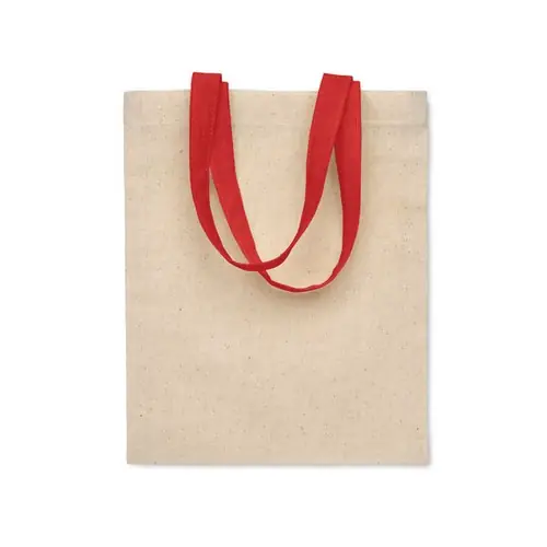 Bolsa de regalo de algodón con asas cortas ref MO2147 - Rojo