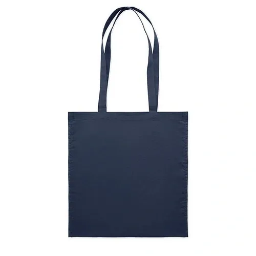 Bolsa de la compra de algodón con asas largas reforzadas ref MO9596 - Side French Marino