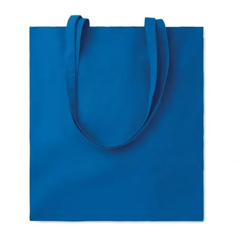Bolsa de compra de algodón con asas largas ref MO9846 - Azul Royal