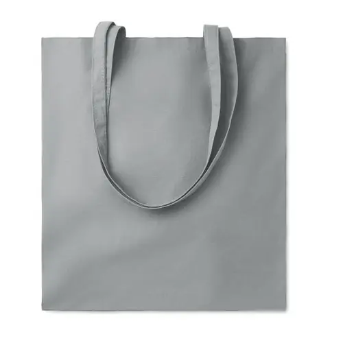 Bolsa de compra de algodón con asas largas ref MO9846 - Gris
