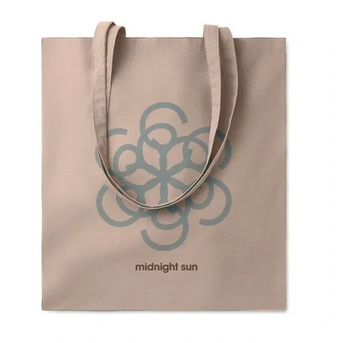 Bolsa de compra de algodón con asas largas ref MO9846 - Printed Cuerda