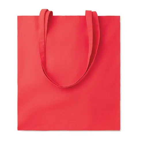 Bolsa de compra de algodón con asas largas ref MO9846 - Rojo