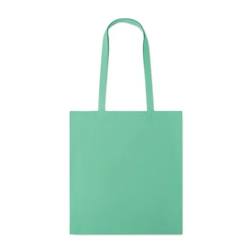 Bolsa de compra de algodón con asas largas ref MO9846 - Verde Menta Back