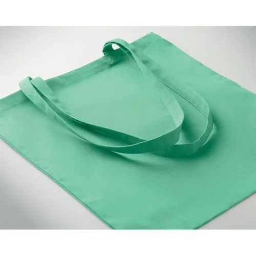 Bolsa de compra de algodón con asas largas ref MO9846 - Verde Menta Item Detail Picture