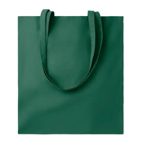 Bolsa de compra de algodón con asas largas ref MO9846 - Verde Oscuro