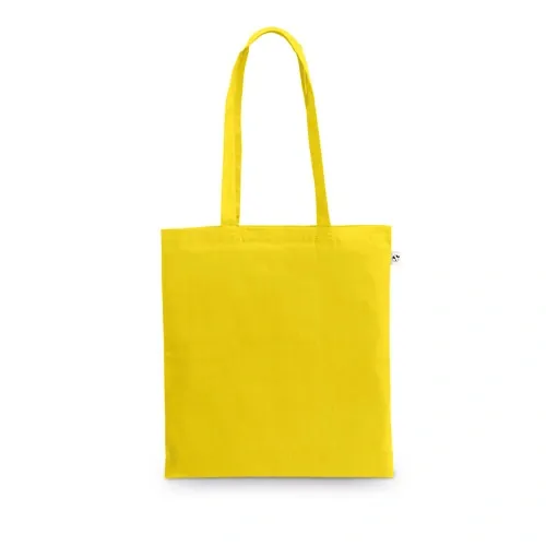 Bolsa de algodón orgánico con asas largas ref 92389 - Amarillo