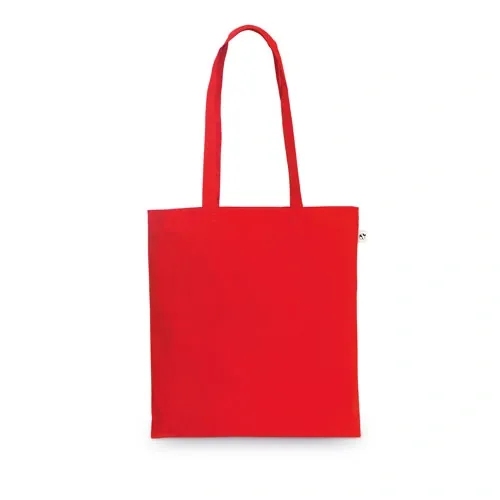 Bolsa de algodón orgánico con asas largas ref 92389 - Rojo