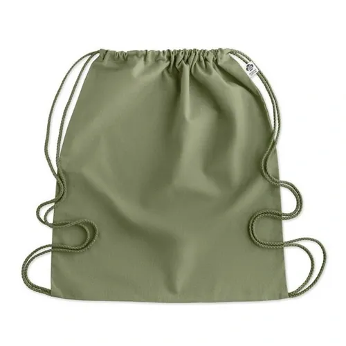 Bolsa de cuerdas de algodón orgánico ligera ref MO6355 - Top Verde