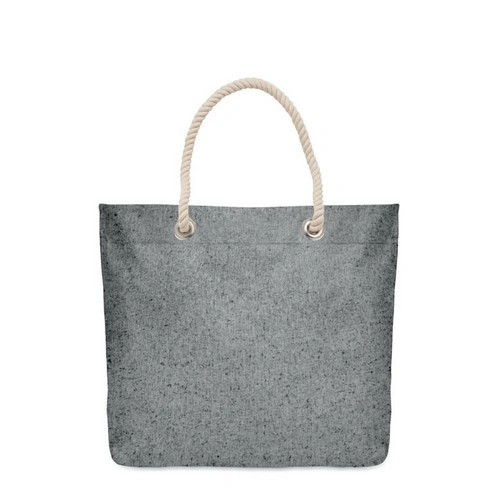 Bolsa de playa de algodón reciclado con asas de cuerda ref MO2188