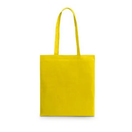 Bolsa de algodón resistente con asas largas ref 92070 - Amarillo
