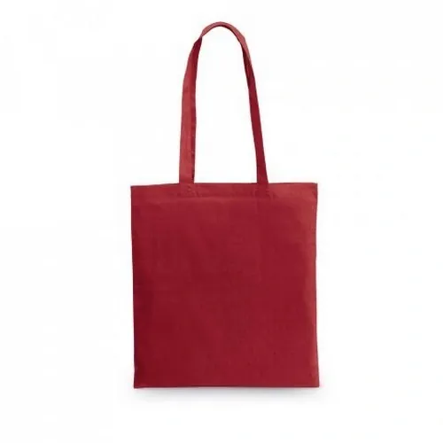 Bolsa de algodón resistente con asas largas ref 92070 - Burdeos