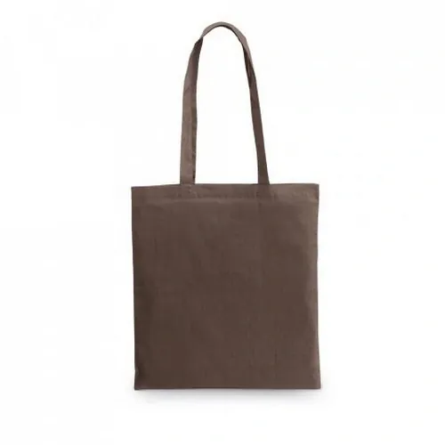 Bolsa de algodón resistente con asas largas ref 92070 - Marron