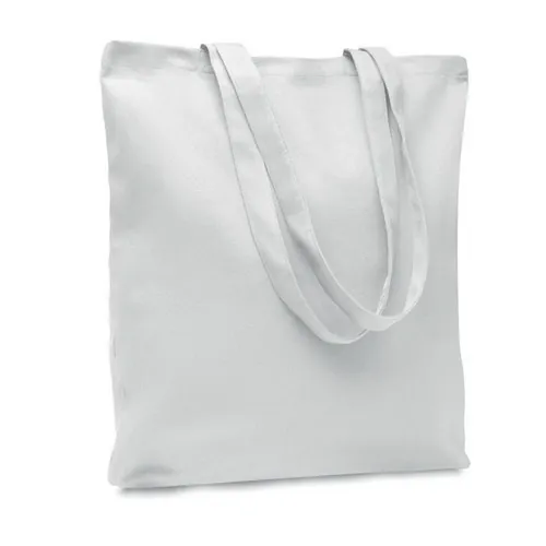 Bolsa de la compra de canvas con asas largas ref MO6442 - Blanco
