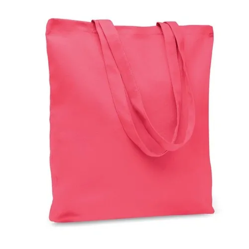 Bolsa de la compra de canvas con asas largas ref MO6442 - Fucsia
