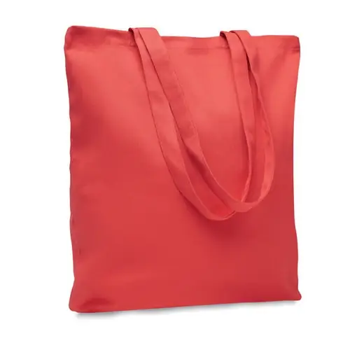 Bolsa de la compra de canvas con asas largas ref MO6442 - Rojo