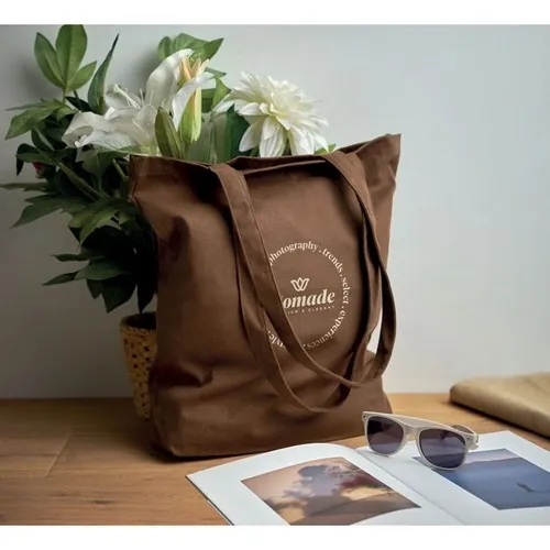 Bolsa de la compra de canvas con asas largas ref MO6442 - Tierra Printed